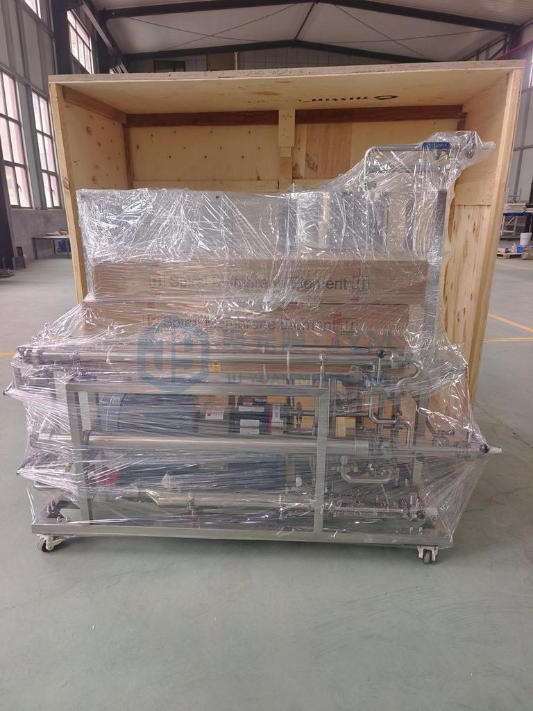 膜过滤中试设备整装待发